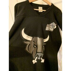 SAN ANTONIO 2010-2011 RAMPAGE STH AK HOCKEY TEAM‎ JERSEY MENS Sz L Black White